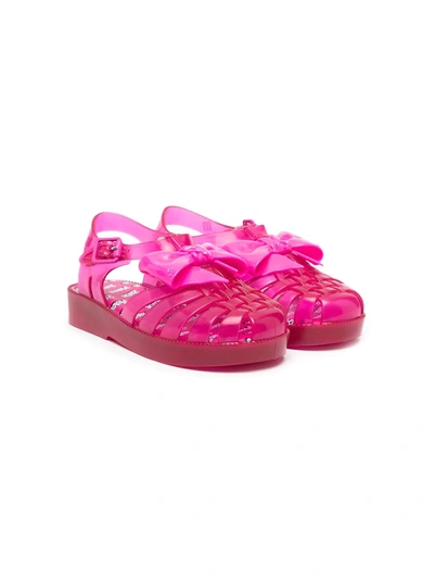 Mini Melissa Kids' Barbie Jelly Sandals In Pink