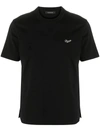 ERMENEGILDO ZEGNA LOGO-EMBROIDERED T-SHIRT