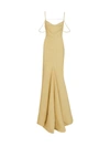 JACQUEMUS JACQUEMUS LA ROBE CAMARGUE FLARED STRAP DRESS