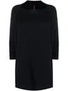 Daniela Gregis Navy Boat Neck Knit Jumper In Blue