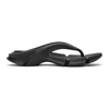 BALENCIAGA BLACK MOLD THONG SANDALS