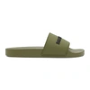 BALENCIAGA KHAKI POOL SLIDES