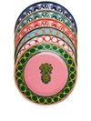 La Doublej Dessert Plates Set Of 6 In Pink