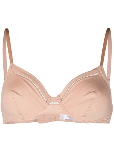 Eres Souvent Lace-trimmed Bra In Neutrals