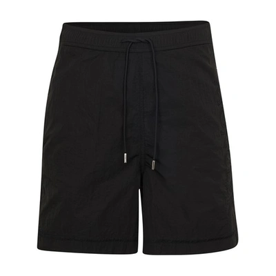 Moncler Cotton Bermuda Shorts In Black