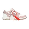 Off-white Off White Womens Out Of Office Ooo Sneakers In White Nude