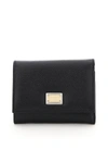 DOLCE & GABBANA FRENCH FLAP WALLET,BI0770 A1001 80999