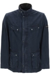 Barbour Duke Cotton Jacket In Navy (blue)