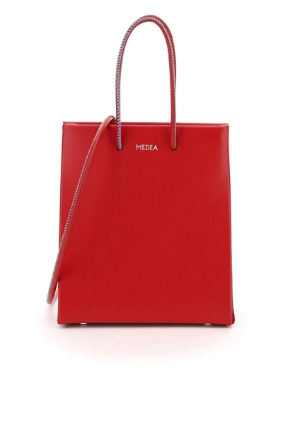 Medea Prima Short Crossbody Bag In Dark Red (red)