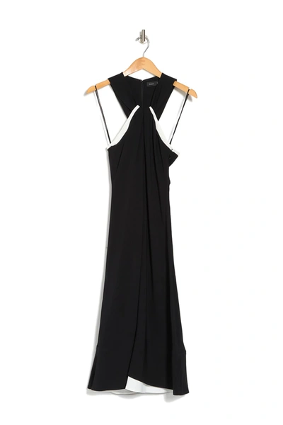 Proenza Schouler Cady Knotted Back Maxi Dress In Black