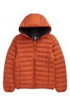 SAVE THE DUCK KIDS' GIGA WATER REPELLENT HOODED PUFFER JACKET,8054731485287