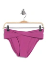 Robin Piccone Ava Twist Hipster Bikini Bottoms In Orchid