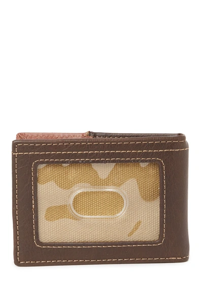 Levi's Money Slip Bifold Wallet In Brown