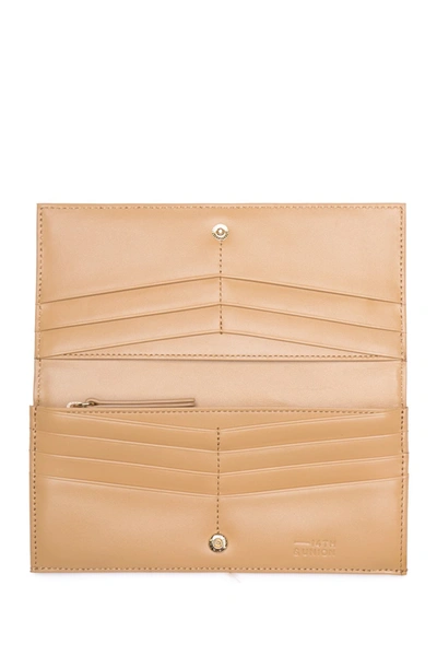 14th & Union Hunter Leather Continental Wallet In Tan Nantucket