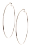 14th & Union Large Basic 57mm Hoop Earrings In Silver