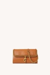 REBECCA MINKOFF EDIE WALLET ON CHAIN WITH WOVEN CHAIN