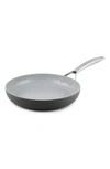 THE ORIGINAL GREEN PAN GREENPAN PARIS 8-INCH ANODIZED ALUMINUM CERAMIC NONSTICK FRYING PAN,885837012972