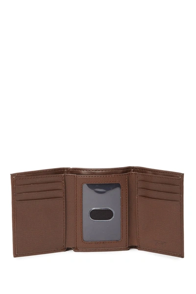Levi's Stallone Rfid Trifold Wallet In Brown