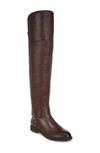 Franco Sarto Haleen Over The Knee Boot In Brown Leather