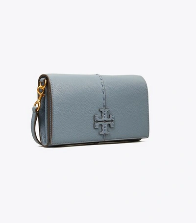 Tory Burch Mcgraw Wallet Crossbody In Brunnera