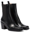 GIANVITO ROSSI BARR LEATHER ANKLE BOOTS,P00530099