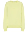 ACNE STUDIOS LOGO COTTON SWEATSHIRT,P00537587