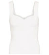 VINCE RIBBED-KNIT TANK TOP,P00551412