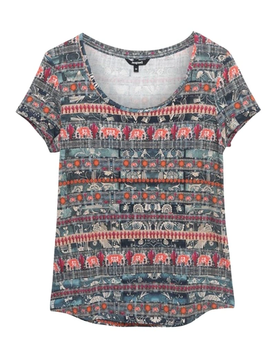 Desigual Women's Multicolor Viscose T-shirt