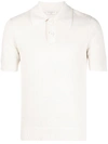 SANDRO FINE-KNIT POLO SHIRT