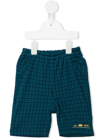 Familiar Babies' Plaid Check Shorts In Blue