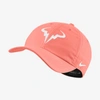 Nike Court Aerobill Rafa Heritage86 Tennis Hat (bright Mango) In Bright Mango,white