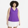 Nike Court Victory Women's Tennis Tank In Wild Berry,black,white