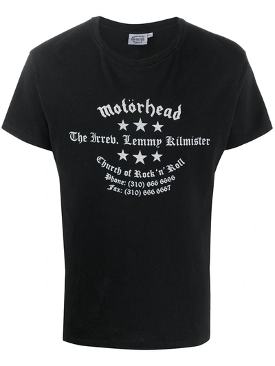 Sss World Corp Motörhead Short Sleeve T-shirt In Black