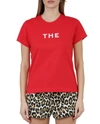 MARC JACOBS THE MARC JACOBS RED T-SHIRT,C631E01RE20 600