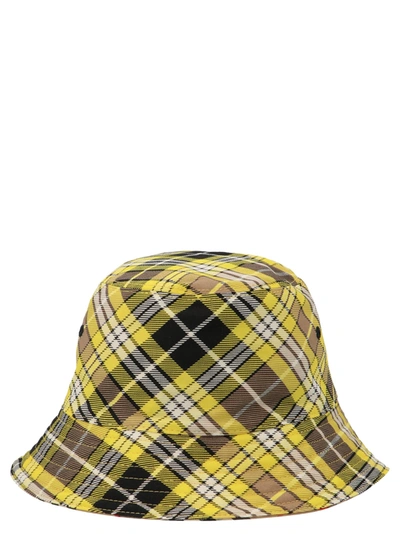 Burberry Bucket Hat In Yellow