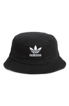 Adidas Originals Originals Washed Bucket Hat In Black