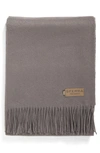Sferra Cashmere Dorsey Throw In Grey