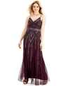 JUMP JUNIORS' BEADED SEQUIN-EMBELLISHED GOWN