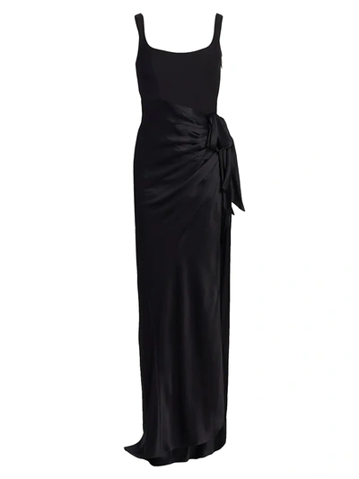 Cinq À Sept Marian Sleeveless Gown In Black