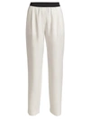 Loulou Studio Straight-leg Linen Pants In Ivory
