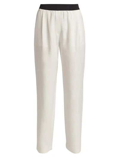 Loulou Studio Straight-leg Linen Trousers In Ivory