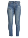 MOUSSY VINTAGE WOMEN'S HAMMOND HIGH-RISE SKINNY DISTRESSED JEANS,400013764757