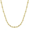 Essentials Mirror Link 24" Chain Necklace In Silver Plate Or Gold Plate In Gold