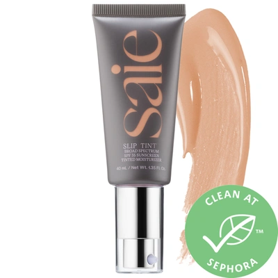 Saie Slip Tint - Lightweight Tinted Moisturizer With Mineral Zinc Spf 35 And Hyaluronic Acid Four 1.35 oz