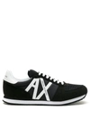 ARMANI EXCHANGE LOGO PATCH LOW-TOP SNEAKERS