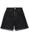 3X1 BOYFRIEND COTTON DENIM SHORTS