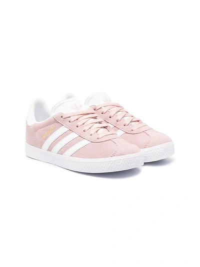 Adidas Originals Kids' Superstar Low-top Trainers In Pale Pink