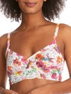 Hanky Panky Floral Reflections Retro Bralette In Floral Reflections