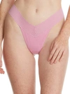 Hanky Panky Eco Organic Cotton Original Rise Thong In Mauvine