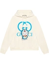 Gucci X Doraemon Hooded Sweatshirt In White